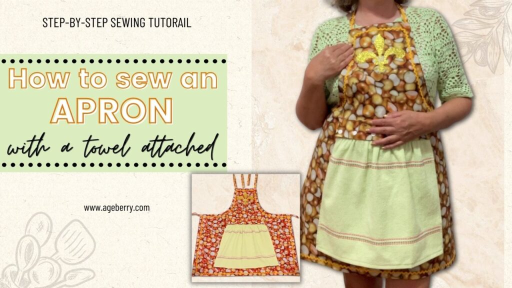 How to make an apron sewing tutorial