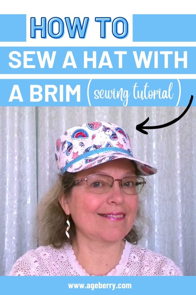 How to sew a hat for beginners YouTube sewing tutorial