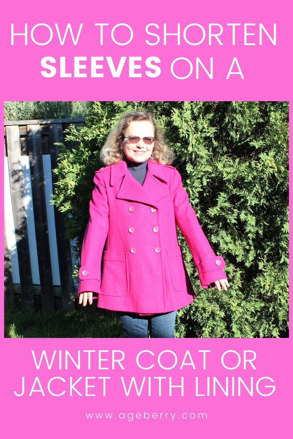 Keeping it Real: How to shorten lined coat sleeves