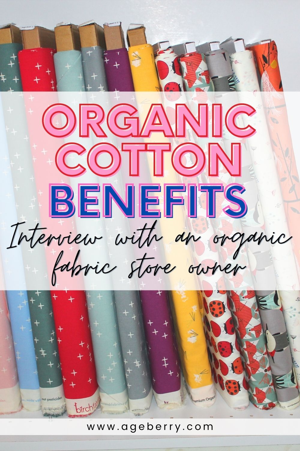 Organic cotton benefits Interview with an organic fabric store owner