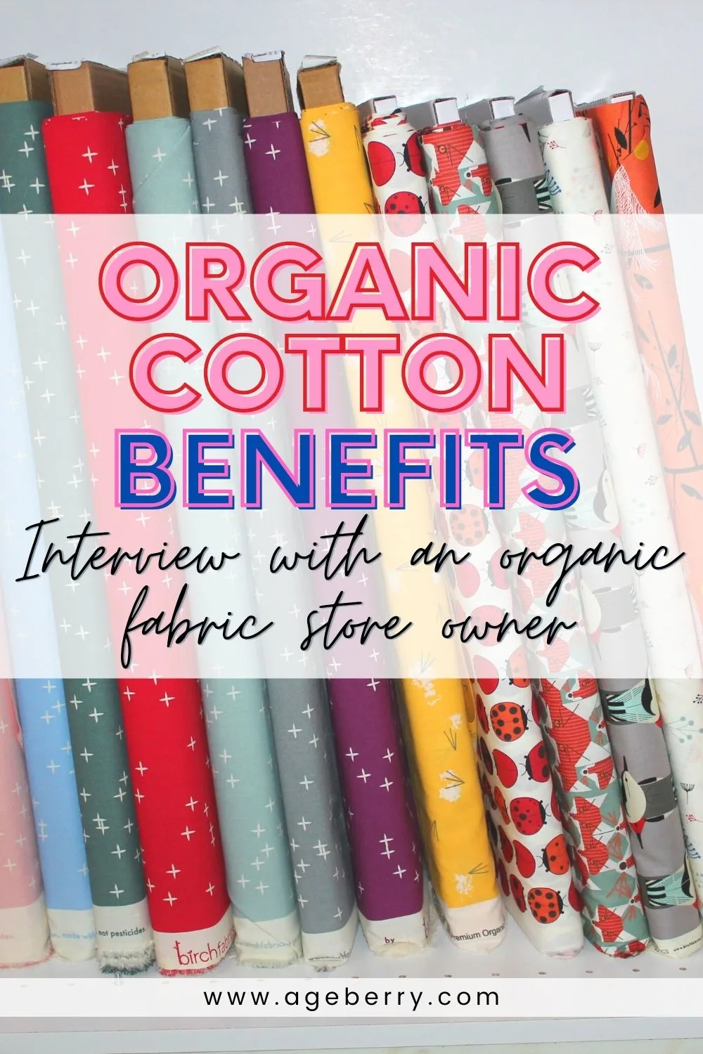 Organic cotton benefits Interview with an organic fabric store owner