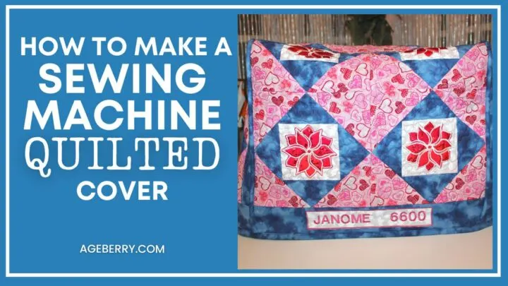 how to make sewing machine quilted cover