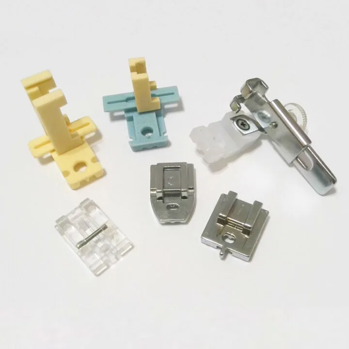 different types of invisible presser foot
