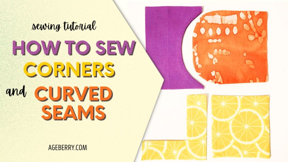 Basic Sewing Techniques How To Sew Corners and Curved Seams