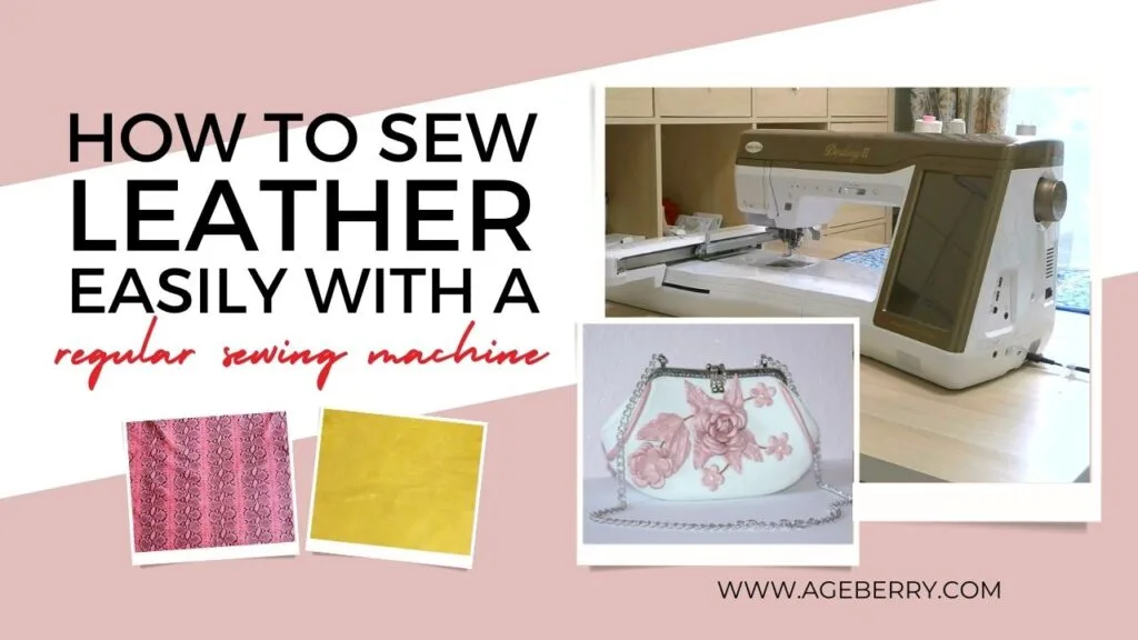 How to sew leather