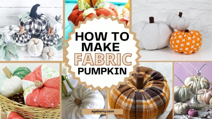 fabric pumpkins