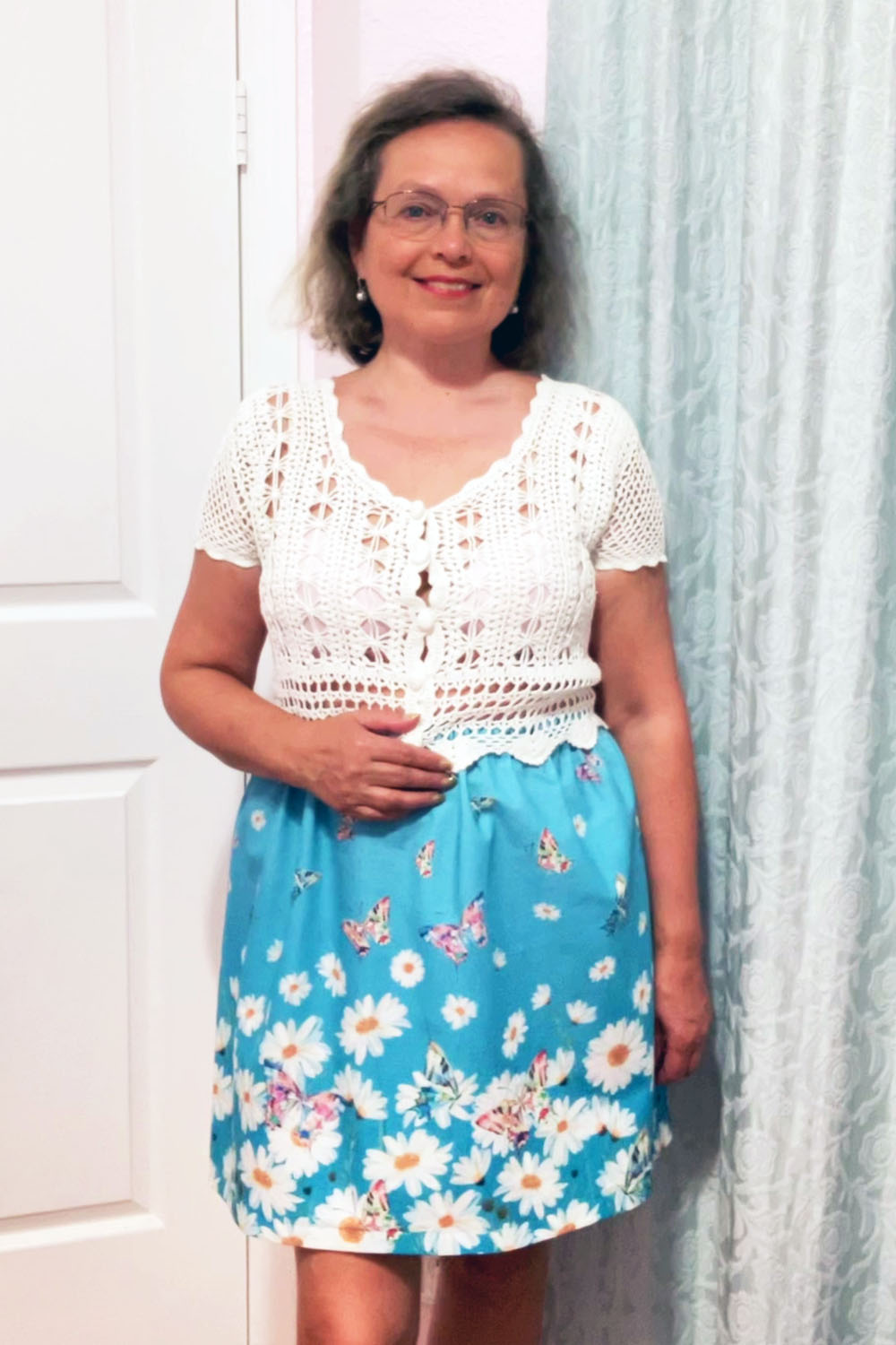How to make a gathered skirt with an elastic waist without a pattern