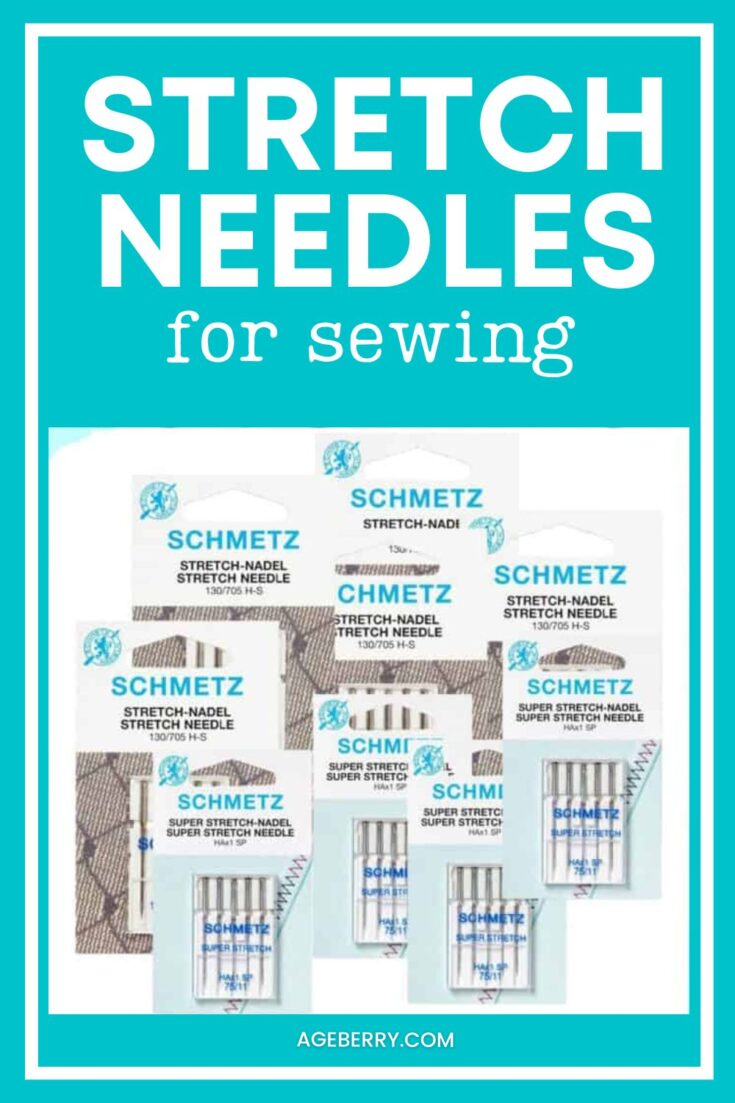 Stretch needles for sewing