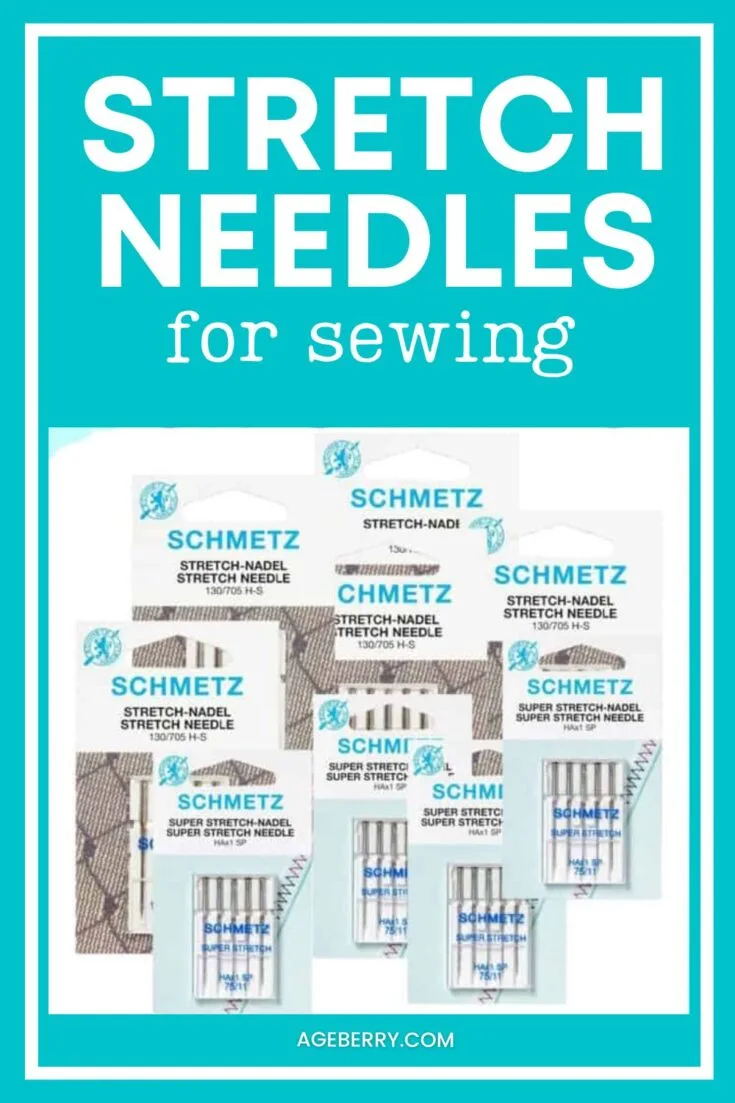 Stretch needles for sewing