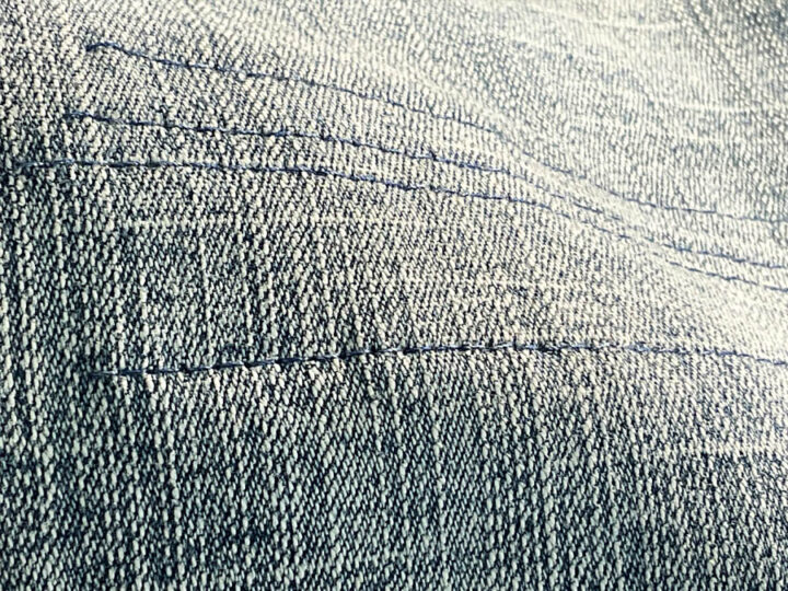 topstitch on denim