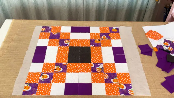 Arranged square pattern