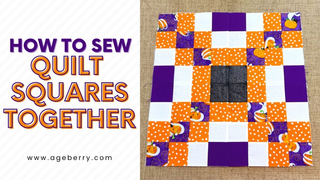 How to sew quilt squares together (stepbystep tutorial)