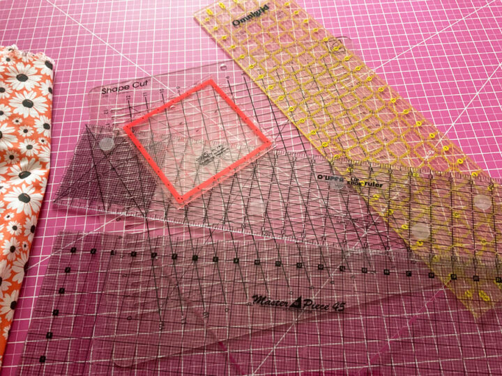 acrylic quilting ruler