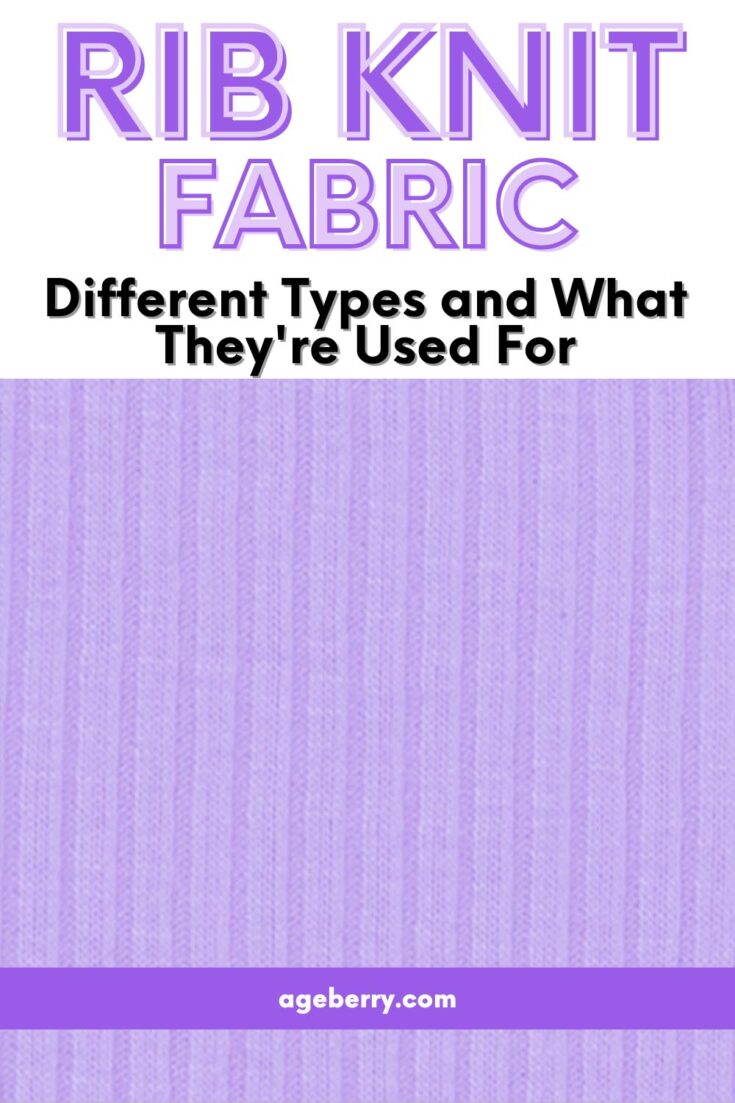 rib knit fabric types and uses