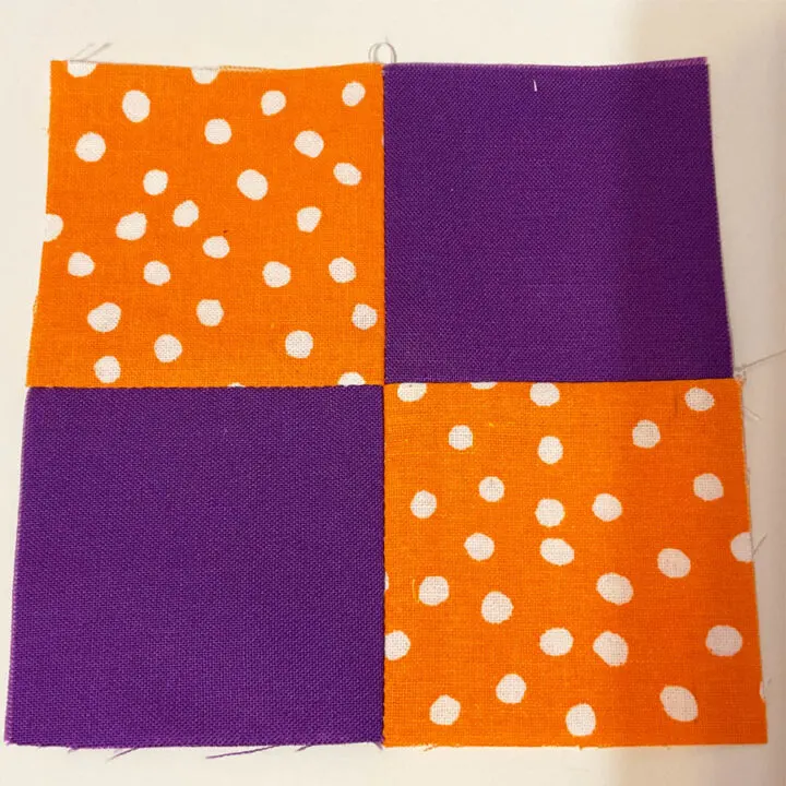 sewn quilt squares