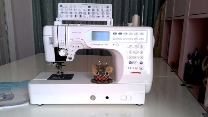 my favorite sewing machine Janome 6600 p