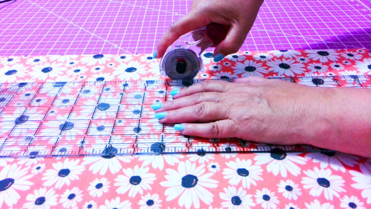 Cutting quilt fabric