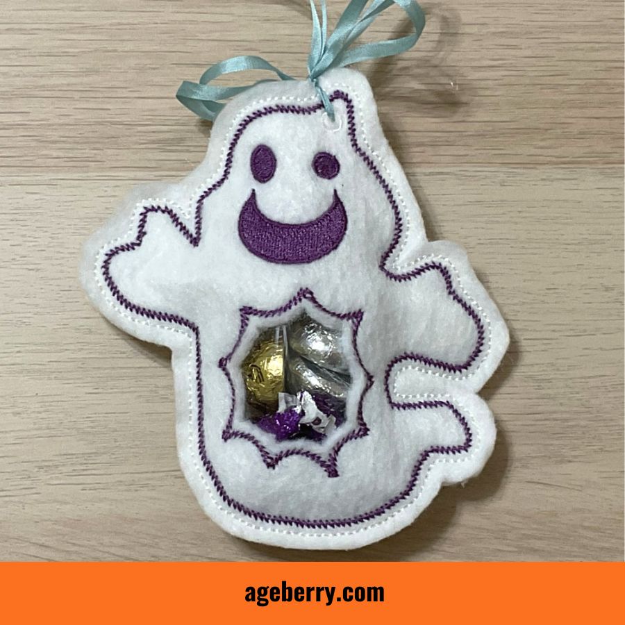 Halloween treat bag ghost