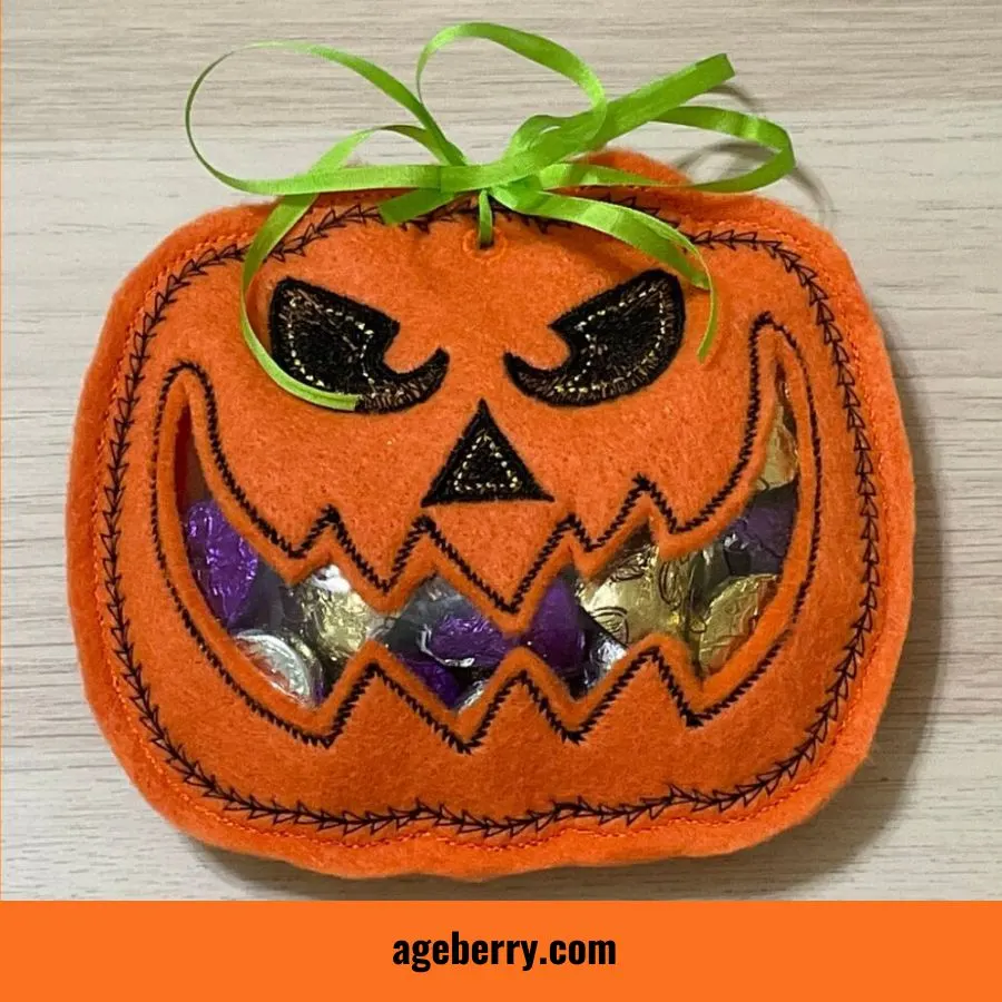 Halloween treat bag pumpkin