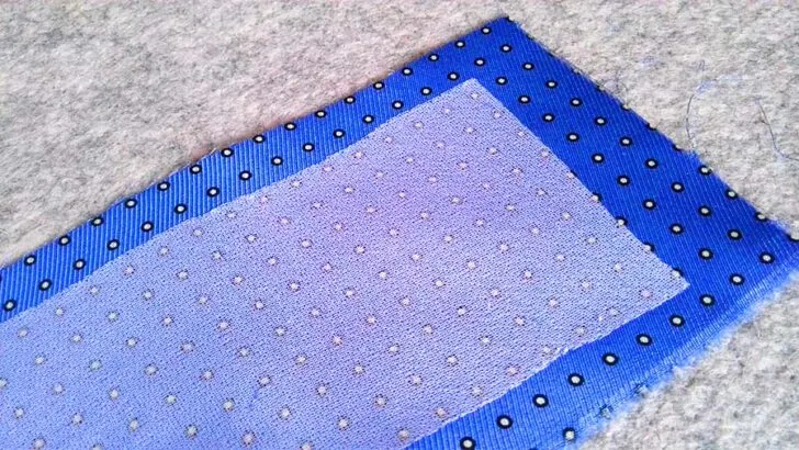 knit fusible interfacing for natural silk fabric