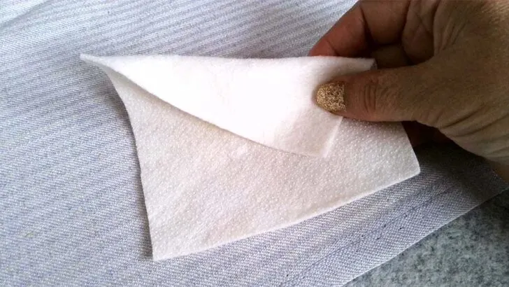 How to fuse iron-on interfacing to fabric 