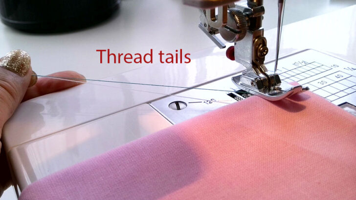 use longer thread tails