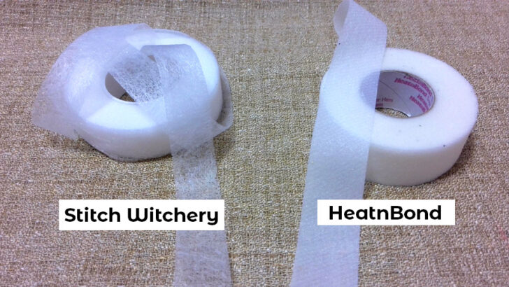 Stitch Witchery vs HeatnBond