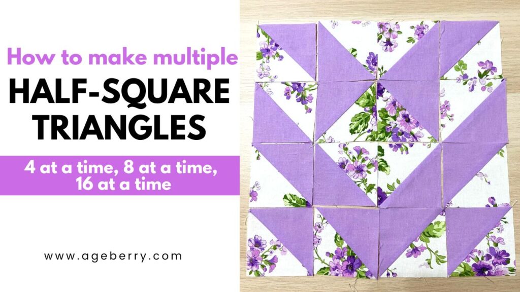 7 Easy Ways To Make Multiple Half Square Triangles