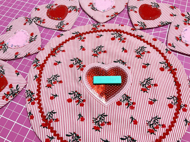 SewTites secure the heart applique