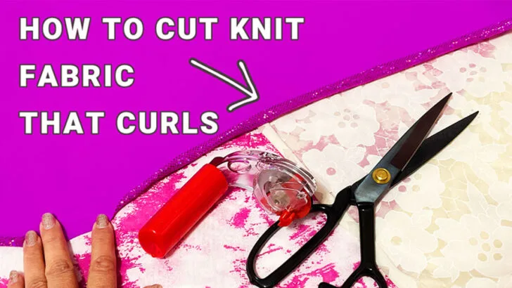 knit fabric that curls