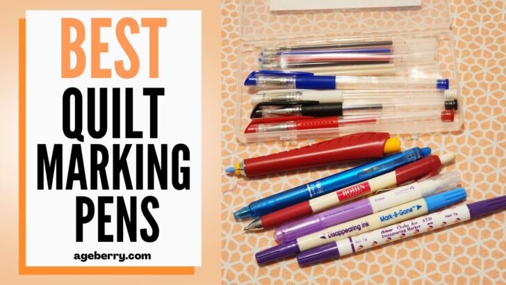 Best Quilt marking pens