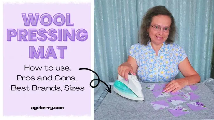 Wool pressing mat how to use, pros and cons, best brands, sizes