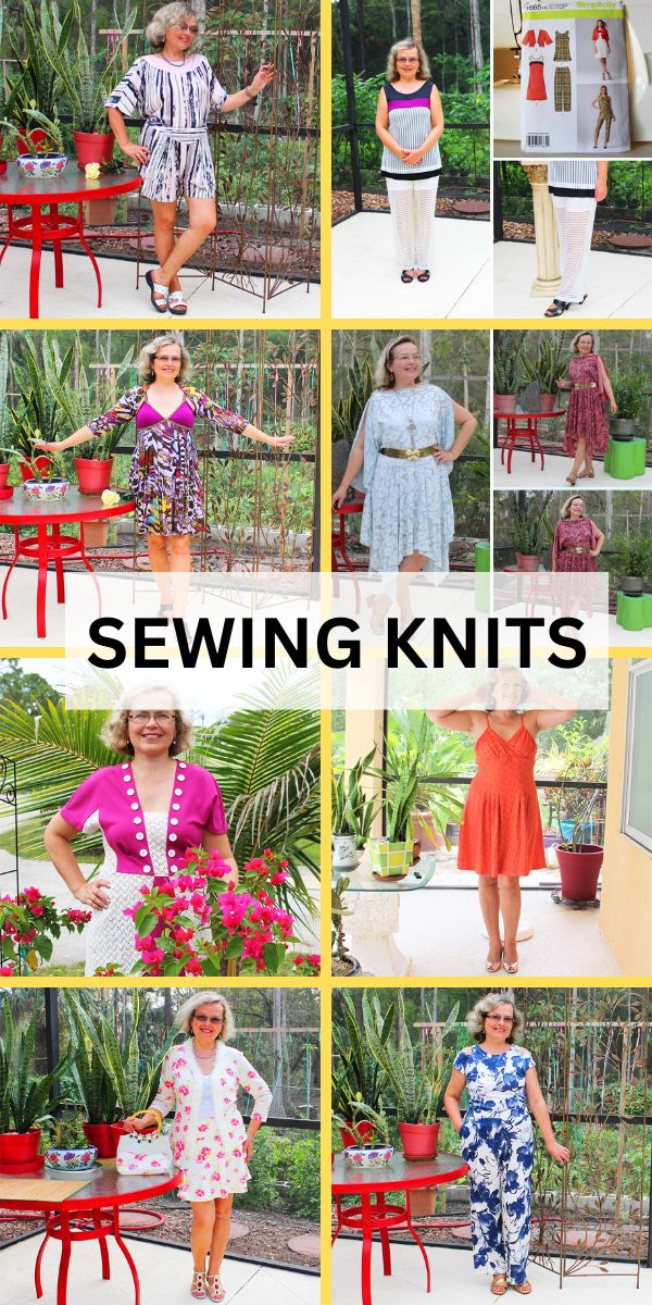 sewing knit fabric - my projects