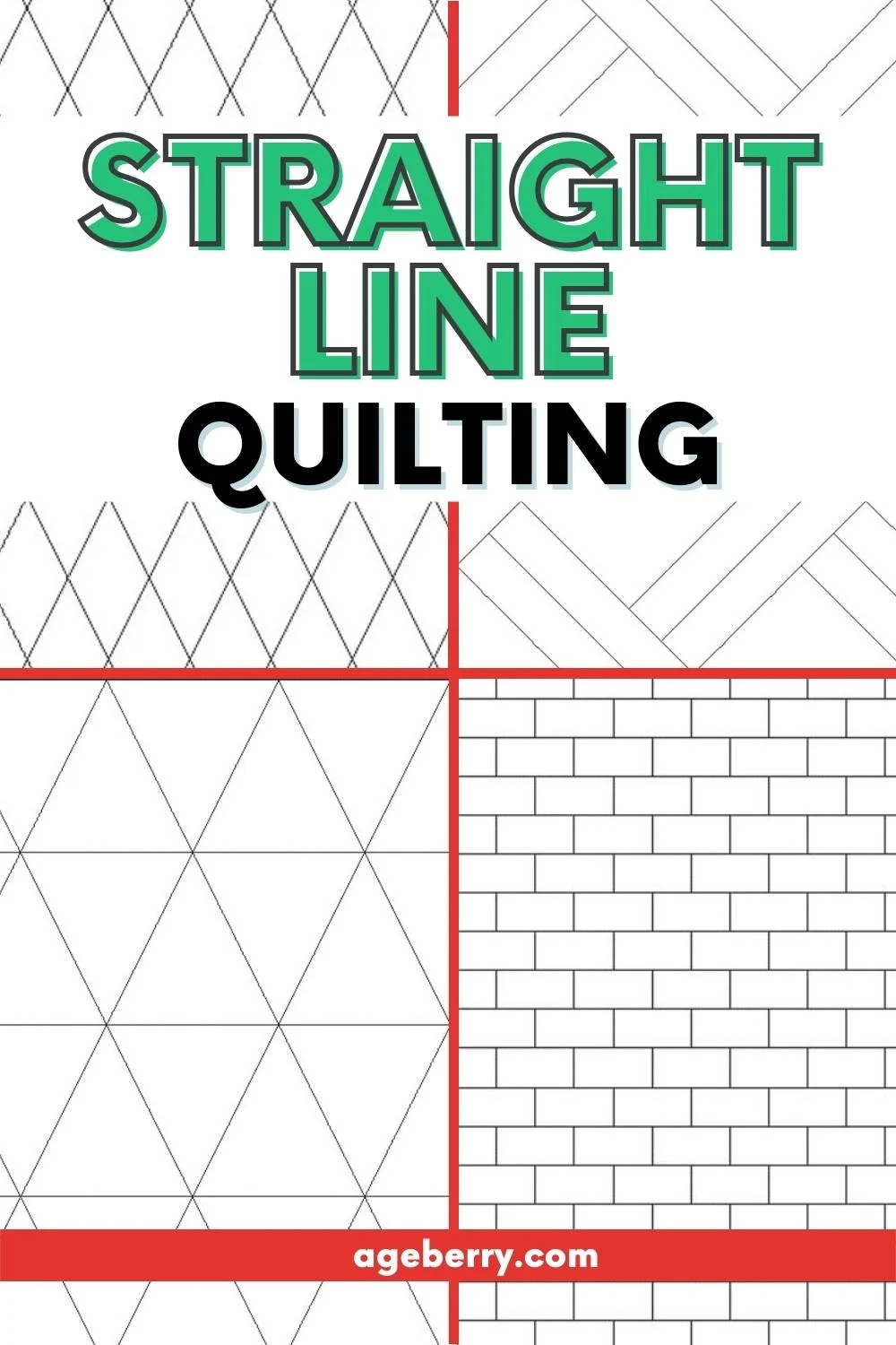 straight line quilting tutorial