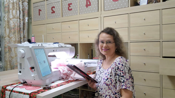 watching YouTube videos when my machine is embroidering