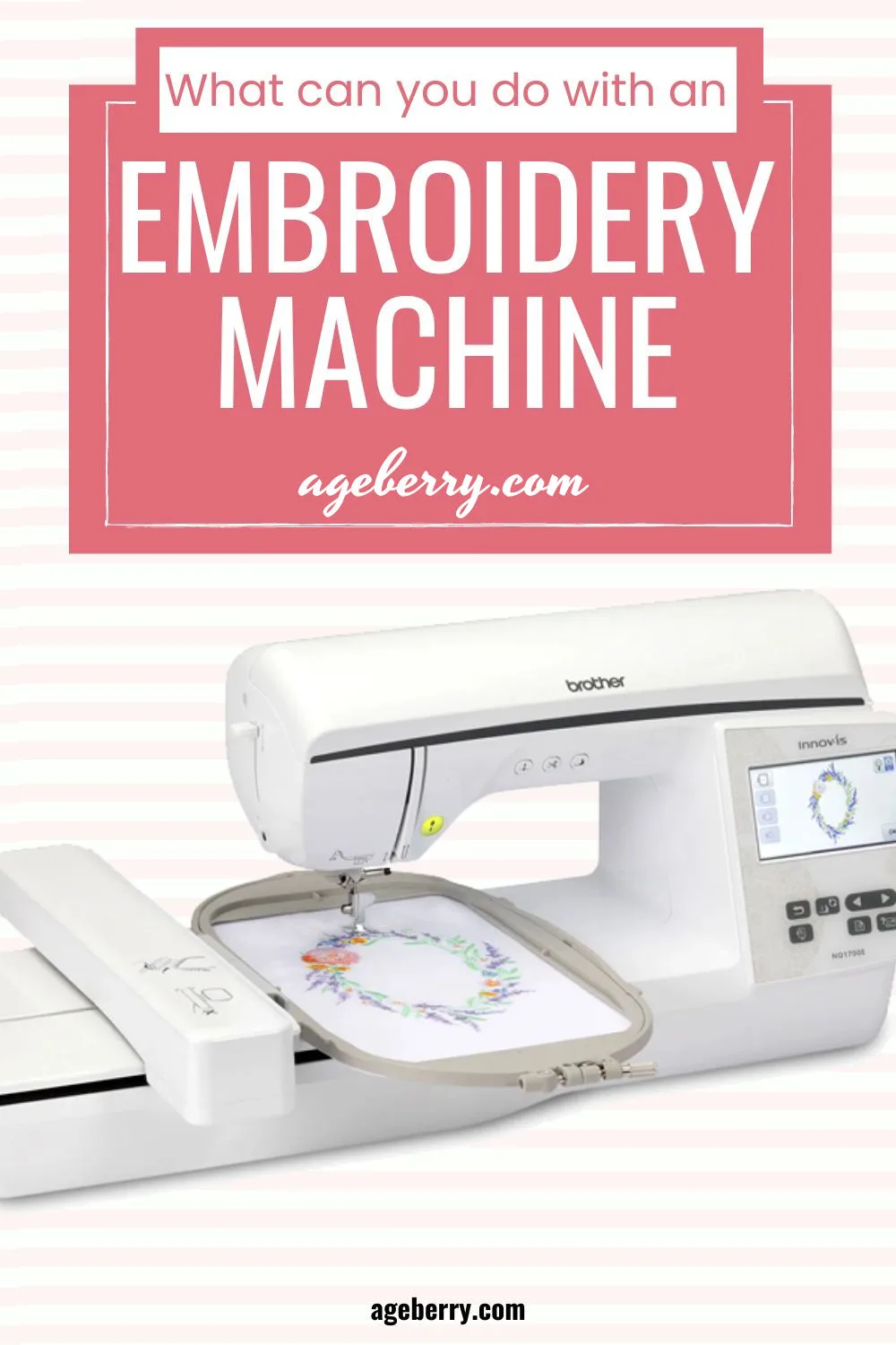 Best Embroidery Machine for Home Use in 2023 - Far & Away