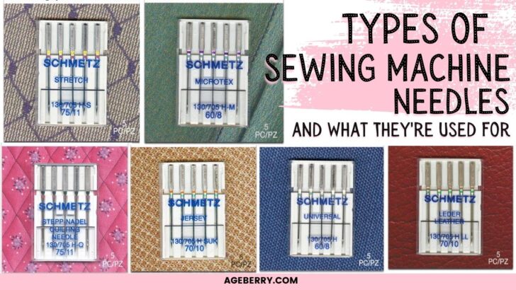 Sewing machine needle types guide