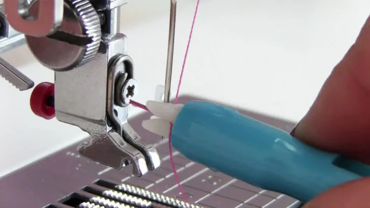 How To Use A Needle Threader For Sewing Machine And Hand Sewing