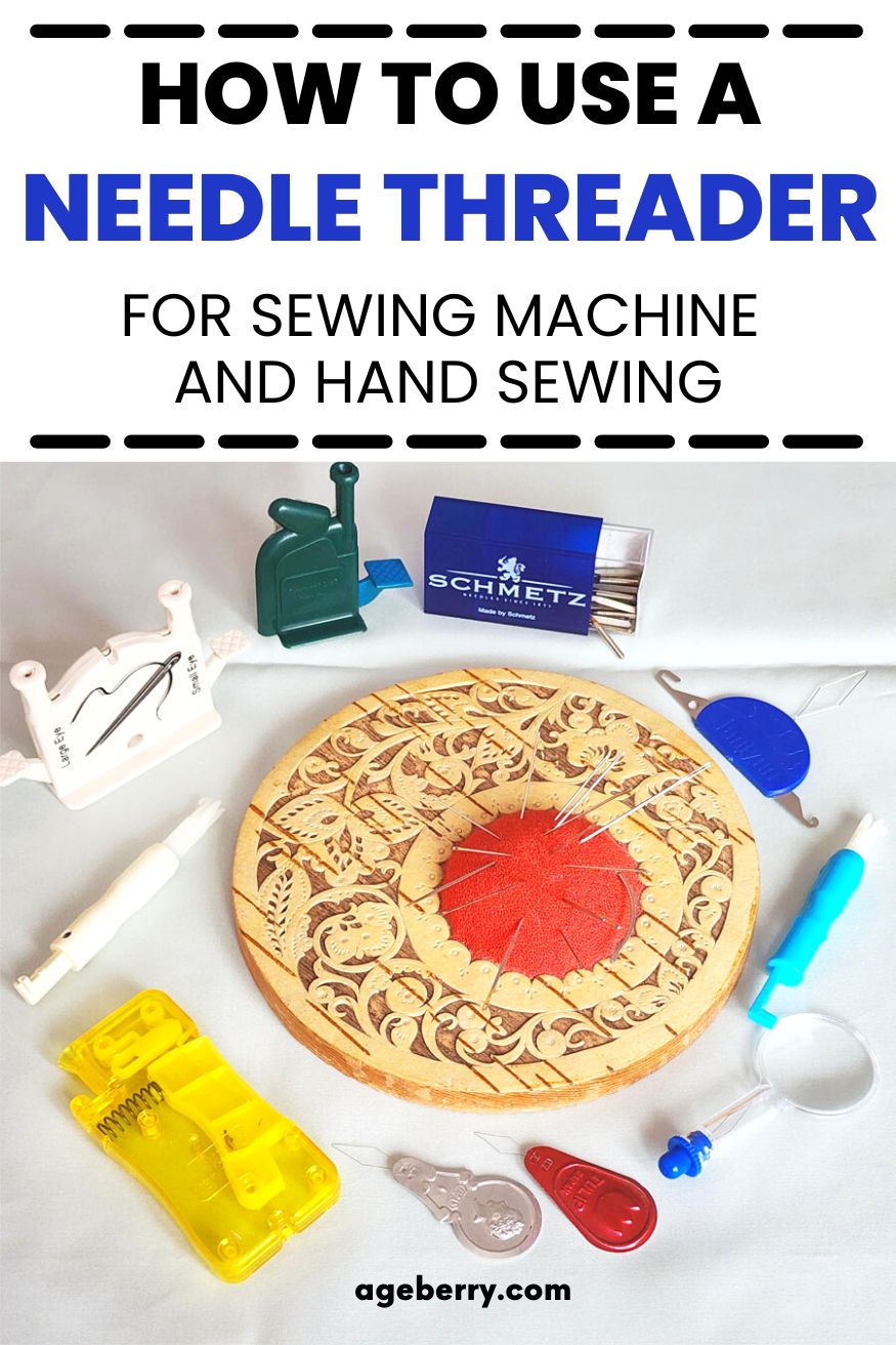 Simple Wire Loop Threaders for Hand Sewing Machine Embroidery