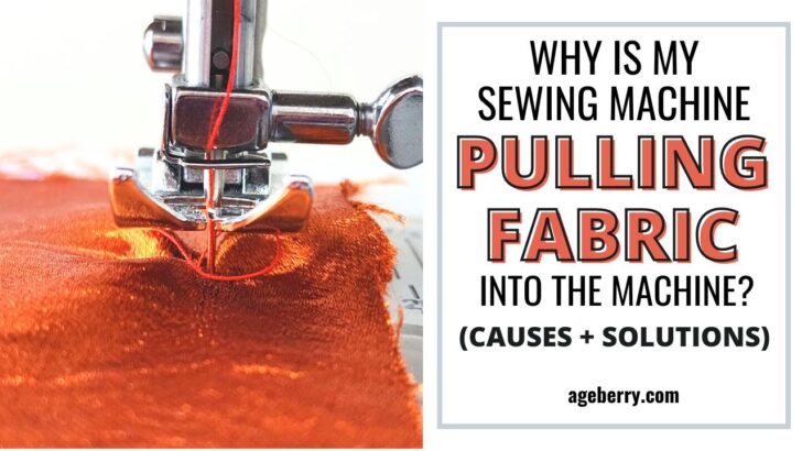 Why Is My Sewing Machine Pulling Fabric Into The Machine? (Causes + Solutions)