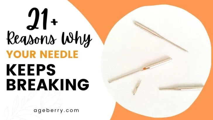 Tutorial on why a sewing machine needle keeps breaking