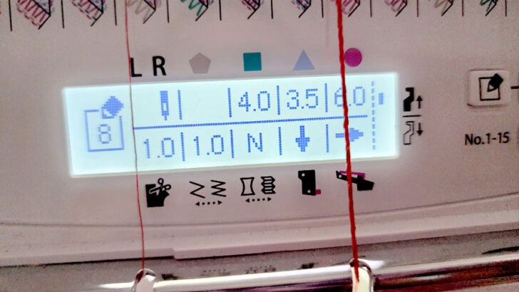 settings for the 3-thread rolled hem