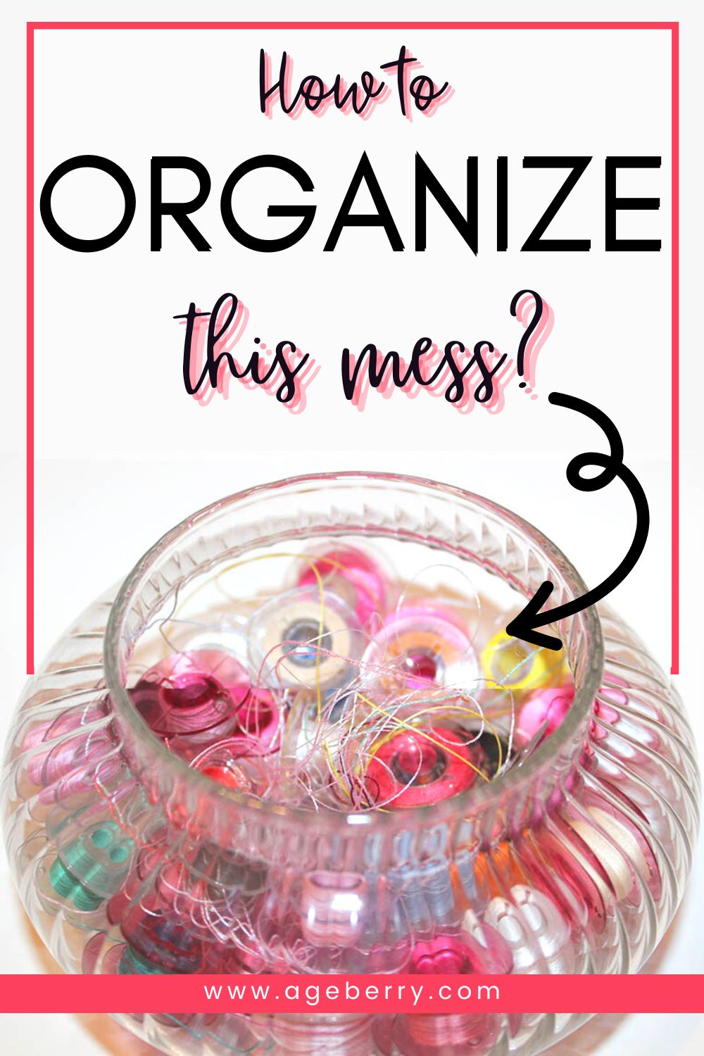 learn how to organize your bobbins and use bobbin thread holders