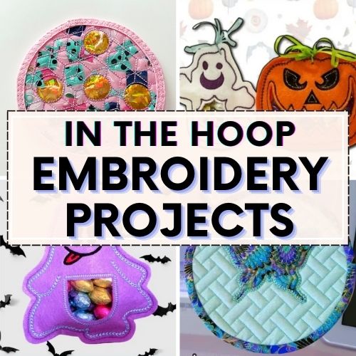 In the Hoop Embroidery Projects sewing tutorials for beginners or experienced sewers