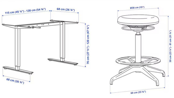 Trotten with chair