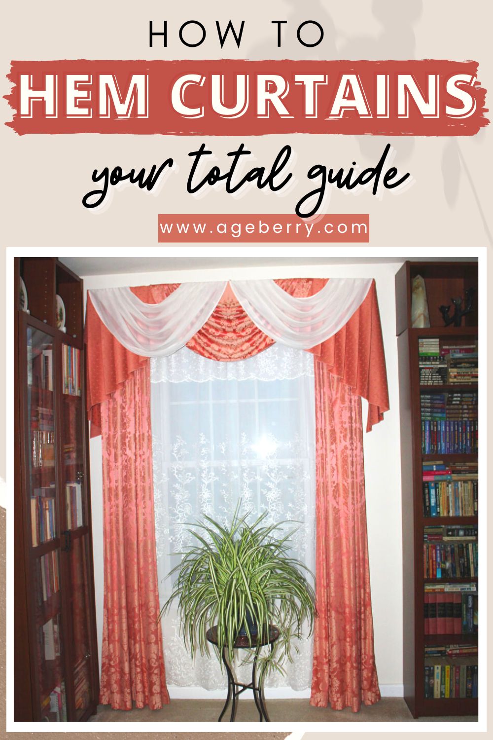 how to hem curtains guide