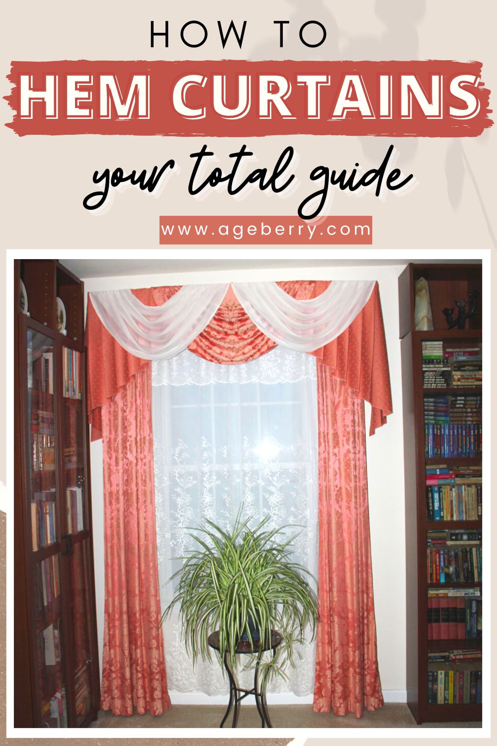 Easy Tips and Tricks for How to Hem Curtains - Semigloss Design