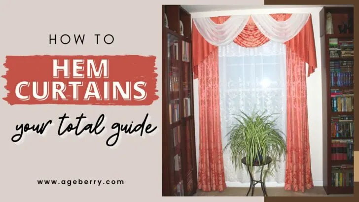 how to hem a curtain