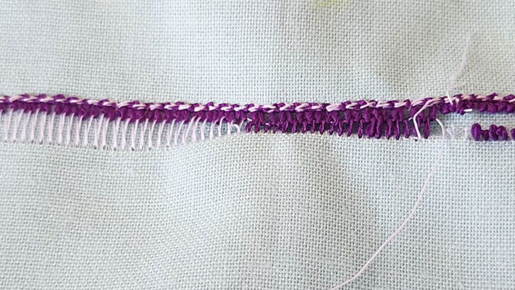 remove the bobbin thread to keep the fringe intact