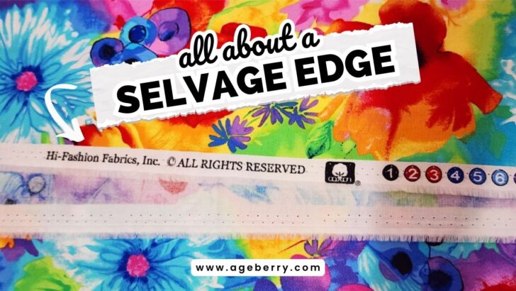 helpful guide on selvage edge of fabric